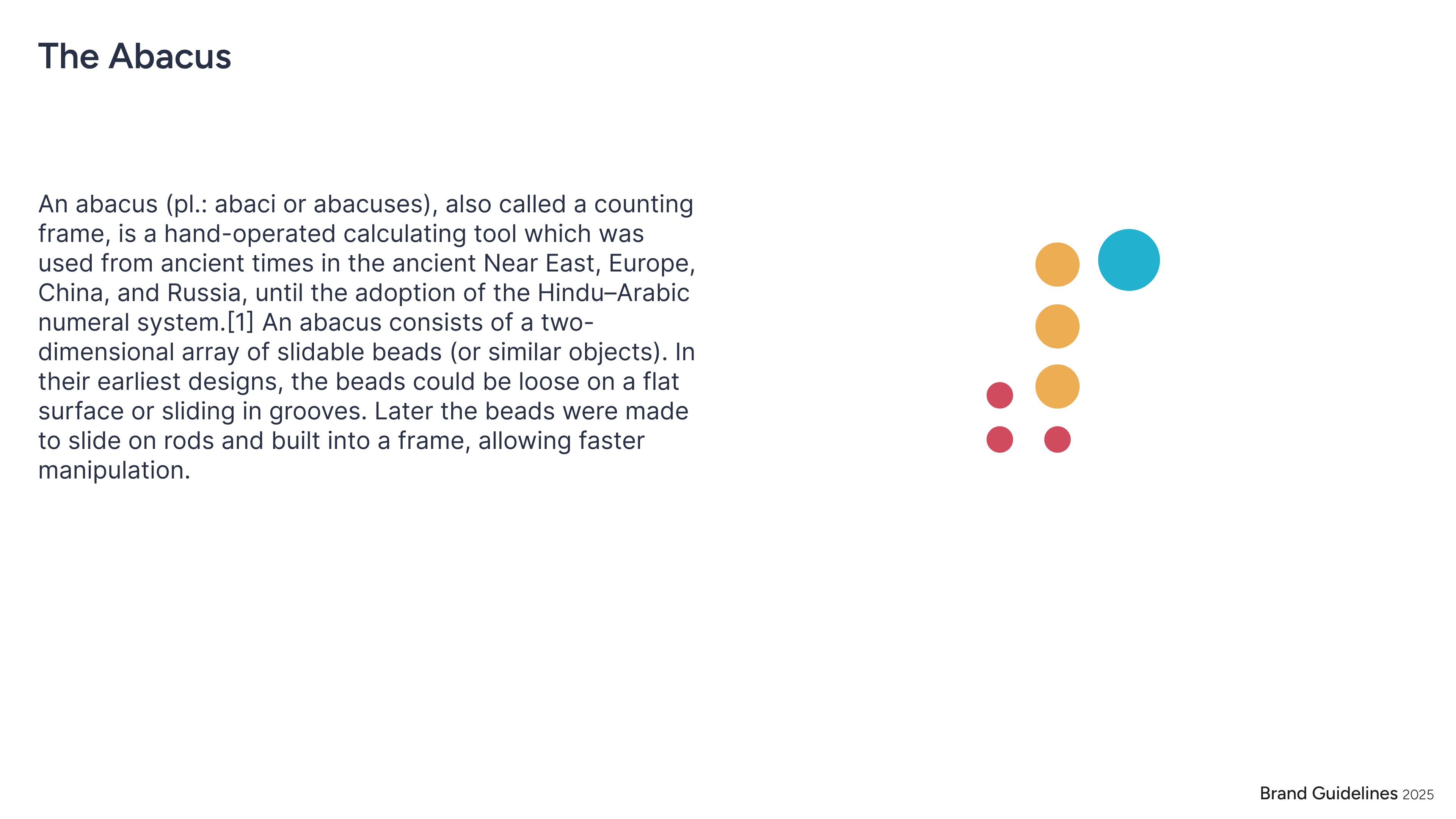 Abacus icon mark detail — the geometric icon construction